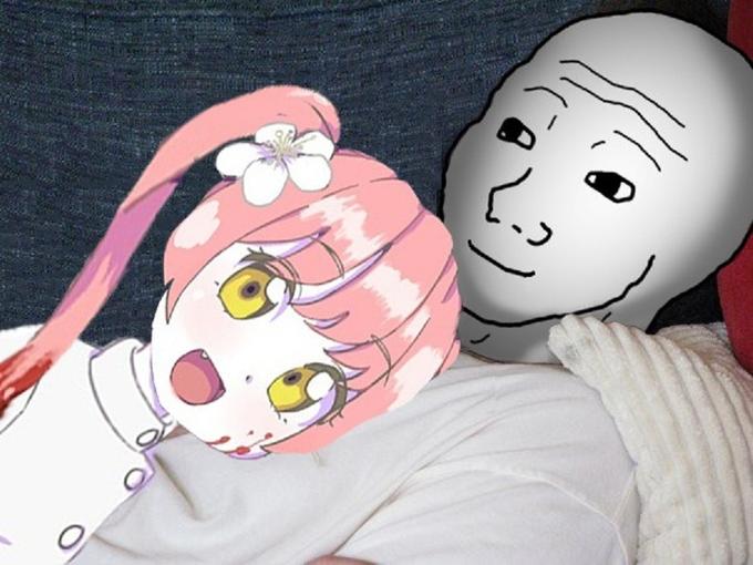 Ebola-chan body pillow